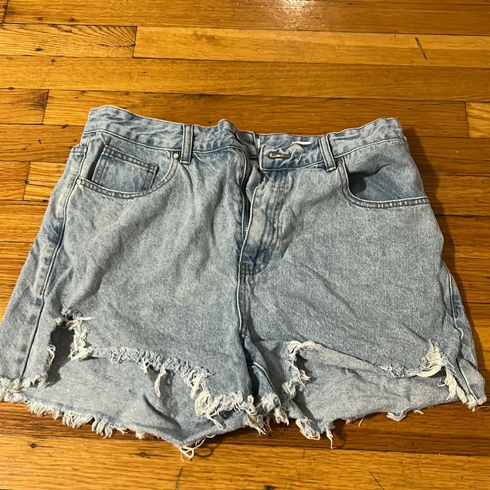 Cotton On High Rise Jean Shorts